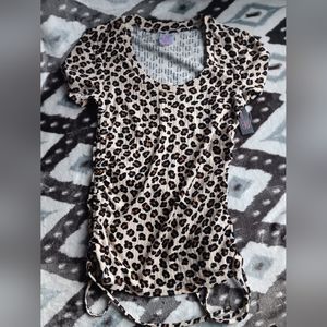 Cheetah short-sleeved shirt